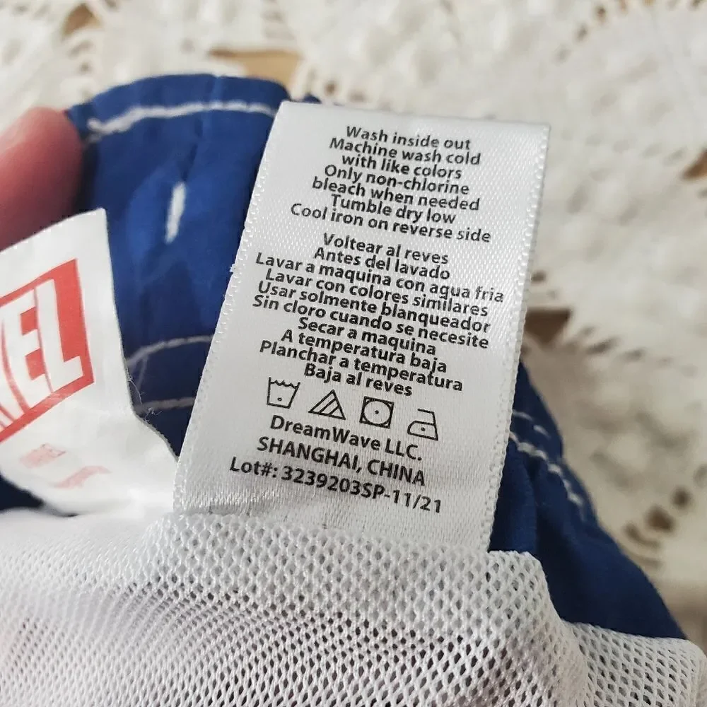Marvel Spider-Man Boy's Swim Trunks Boy's Size Large